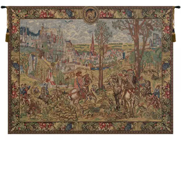 Vieux Brussels Belgian Wall Tapestry