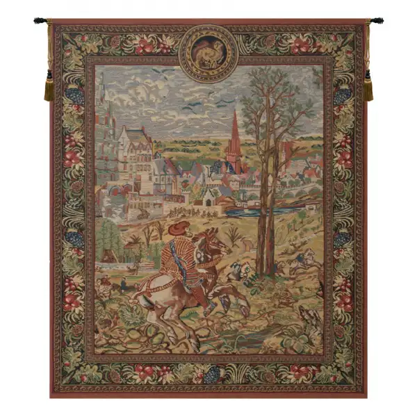 Vieux Brussels (Left Side) Belgian Wall Tapestry