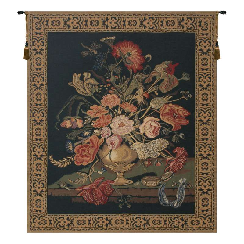 Mignon Bouquet, Black Belgian Tapestry