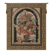 Ambrosius Bouquet Belgian Tapestry - 33 in. x 40 in. Cotton/Viscose/Polyester by Ambrosius Bosschaert