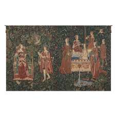 Bath and Reading in the Garden Belgian Tapestry