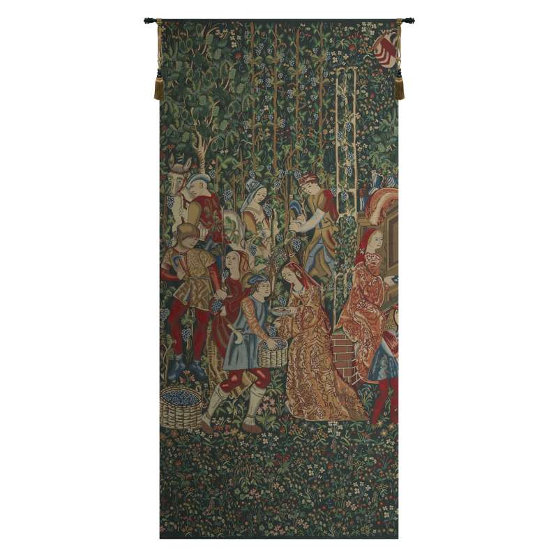 Wine Makers European Tapestry Wall Hanging