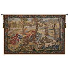 Hunt of the Boar Belgian Tapestry