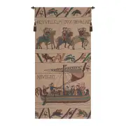 Bayeux - William Navigio Belgian Tapestry - 21 in. x 43 in. Cotton/Viscose/Polyester by Charlotte Home Furnishings