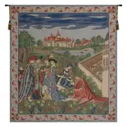 Duke De Berry Belgian Tapestry - 26 in. x 33 in. Cotton/Viscose/Polyester by Charlotte Home Furnishings