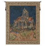 Church of Auvers Tapestry Wall Art