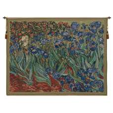 Les Iris Belgian Tapestry
