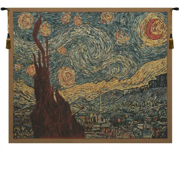Van Gogh's Starry Night Belgian Wall Tapestry
