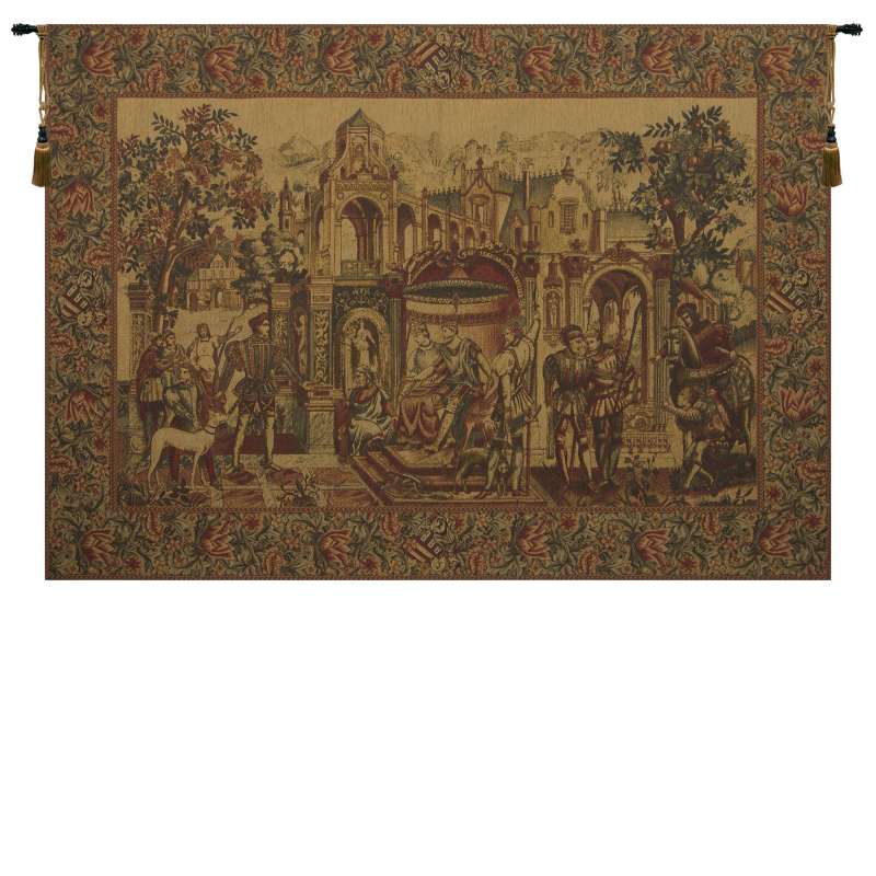 The King's Departure I European Tapestry