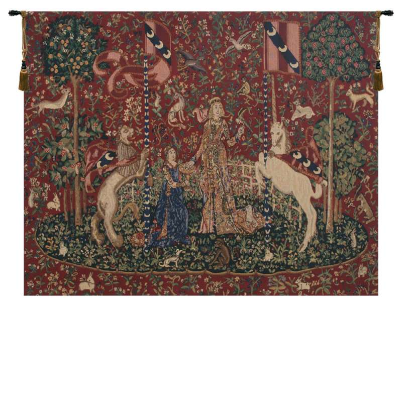 Taste Lady and Unicorn European Tapestry Wall Hanging
