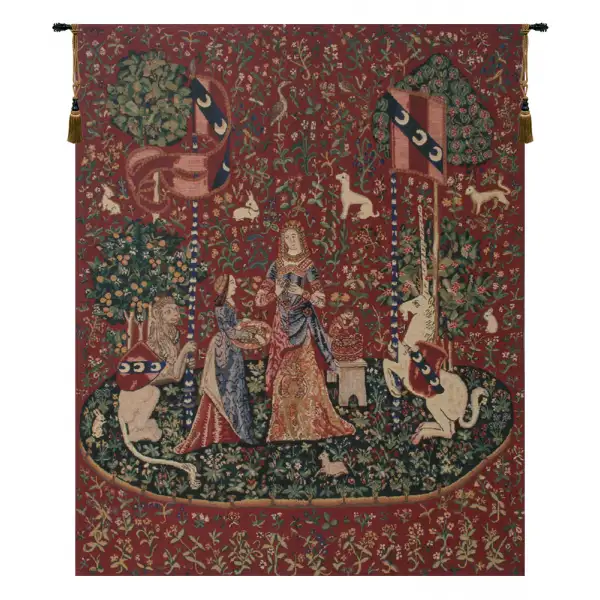 Smell, Lady and the Unicorn Belgian Wall Tapestry