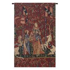 Smell, Lady and Unicorn Belgian Tapestry