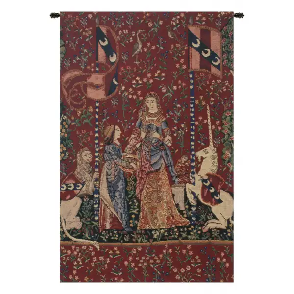 Smell, Lady and Unicorn Belgian Wall Tapestry