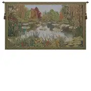 Parc De Monet Belgian Tapestry - 70 in. x 42 in. Cotton/Viscose/Polyester by Claude Monet
