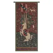 Portiere De Licorne Belgian Tapestry - 21 in. x 46 in. Cotton/Viscose/Polyester by Charlotte Home Furnishings