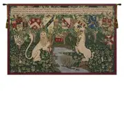 Arms Of The Knights Belgian Tapestry - 69 in. x 45 in. Cotton/Viscose/Polyester by William Morris