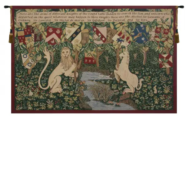 Arms of the Knights Belgian Wall Tapestry