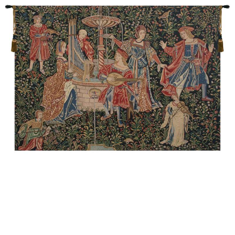 Medieval Concert European Tapestry Wall Hanging
