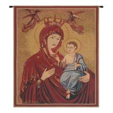 Madonna and Child II European Tapestry Wall Hanging