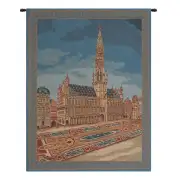 Brussels Place II Belgian Tapestry - 21 in. x 27 in. Cotton/Viscose/Polyester by Charlotte Home Furnishings