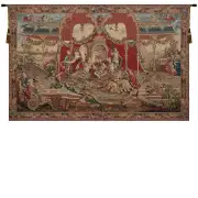 Audience Of The Prince Belgian Tapestry - 67 in. x 43 in. Cotton/Viscose/Polyester by Charlotte Home Furnishings