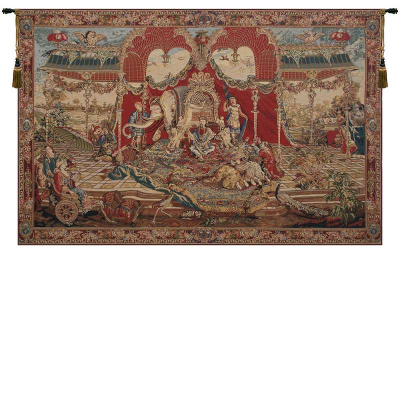 Audience of the Prince European Tapestry Wall Hanging