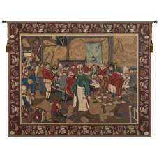 Wedding Feast European Tapestry Wall Hanging