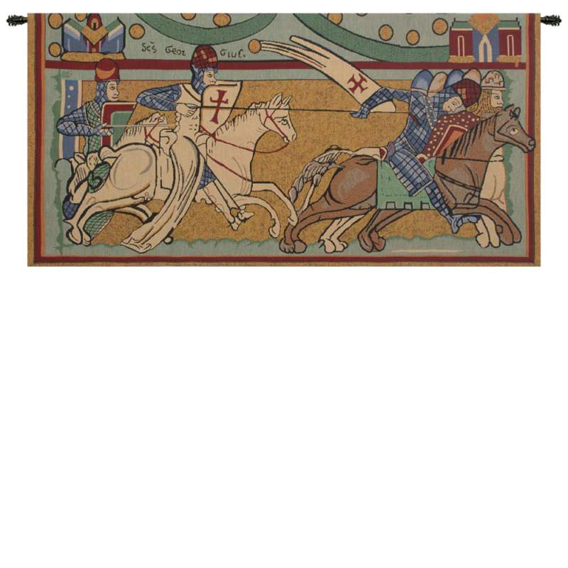 Chevaliers de St. Gregoire European Tapestry Wall Hanging