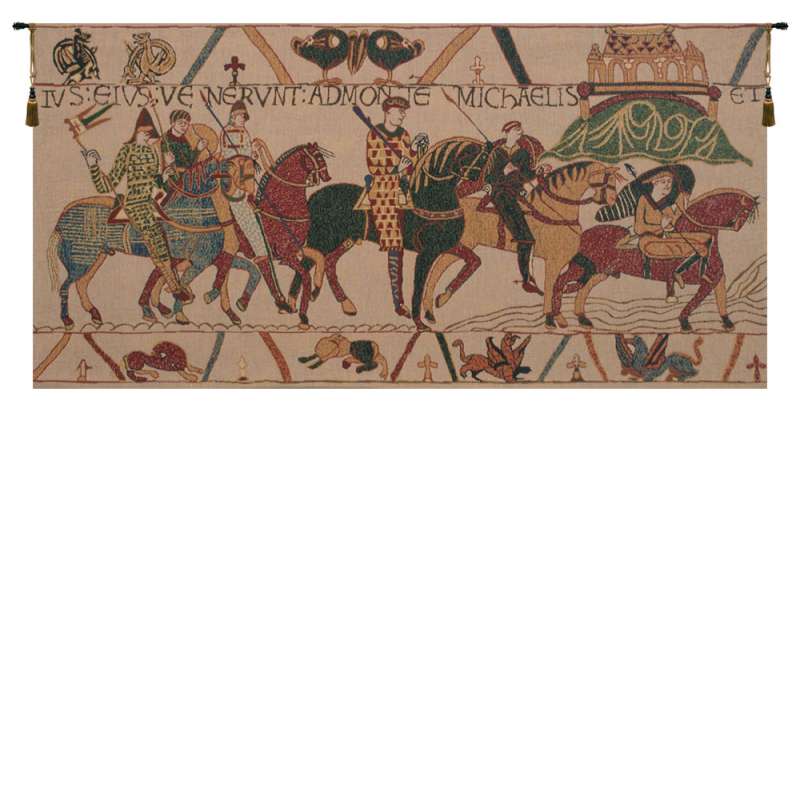 Bayeux, Mont St. Michel European Tapestry Wall Hanging