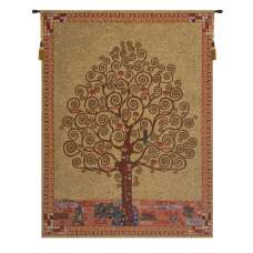 Klimt's Tree Of Life Belgian Tapestry