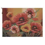 Poppies III Belgian Wall Tapestry