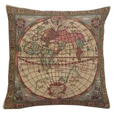 Map of the East Belgian Cushion Cover