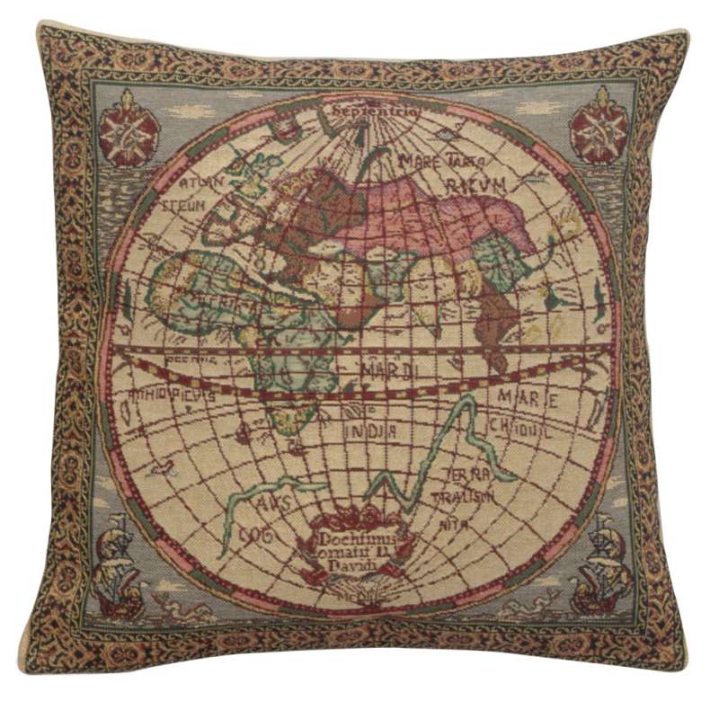 Map of the East European Cushion Covers