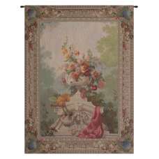 Bouquet Cornemuse French Tapestry Wall Hanging