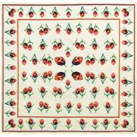 The Tulips Tapestry Throw