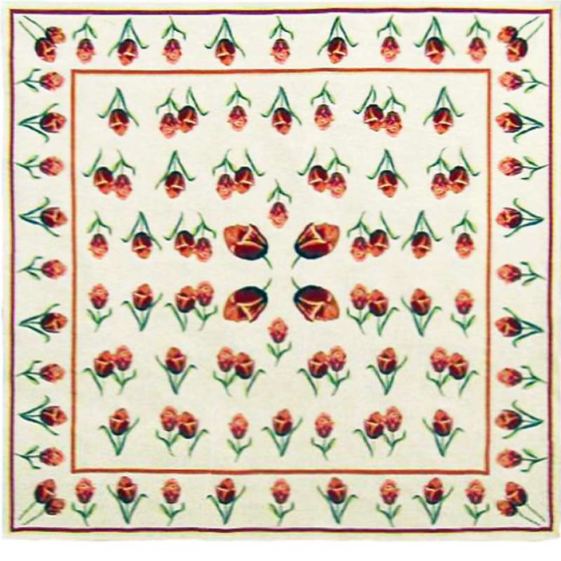 The Tulips Tapestry Throw