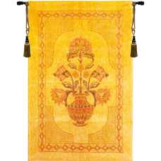 Flowers in a Vase European Tapestry