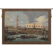 Bucintoro at the Dock Italian Wall Hanging Tapestry