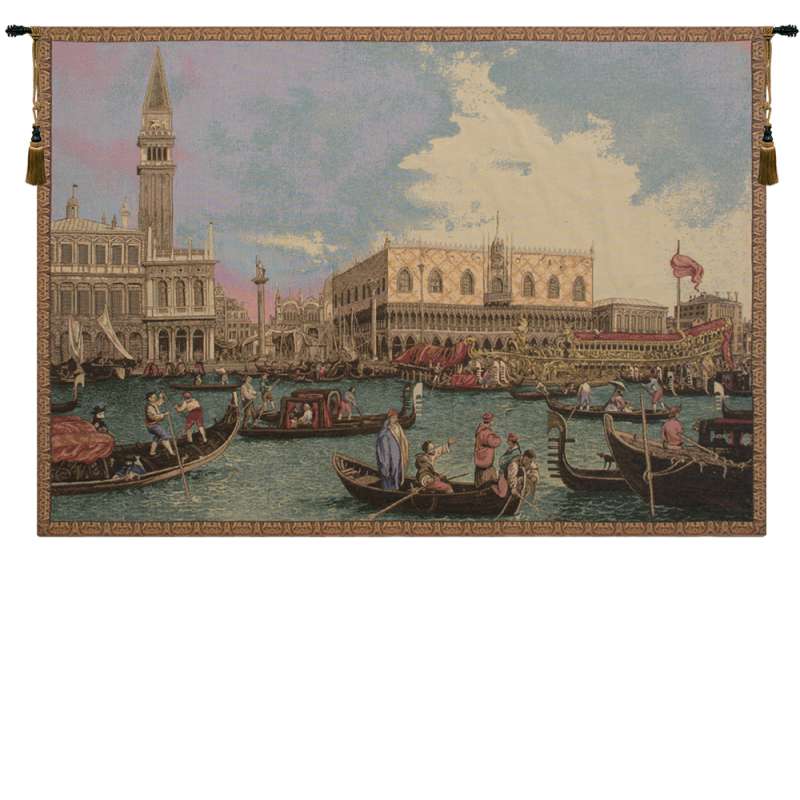 Bucintoro Venice Italian Tapestry Wall Hanging