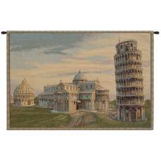Torre duomo Battistero Italian Tapestry Wall Hanging