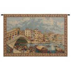 Ponte di Rialto Italian Tapestry Wall Hanging