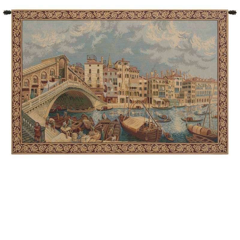 Ponte di Rialto Italian Tapestry Wall Hanging