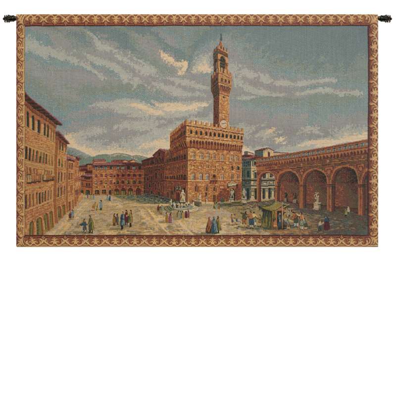 Palazzo Vecchio Firenze Italian Tapestry Wall Hanging