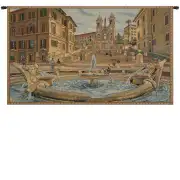 Piazza di Spagna Italian Wall Tapestry