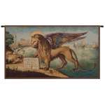 Lion Arrives in Venice Italian Wall Hanging Tapestry