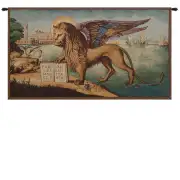 Lion Arrives in Venice Italian Tapestry