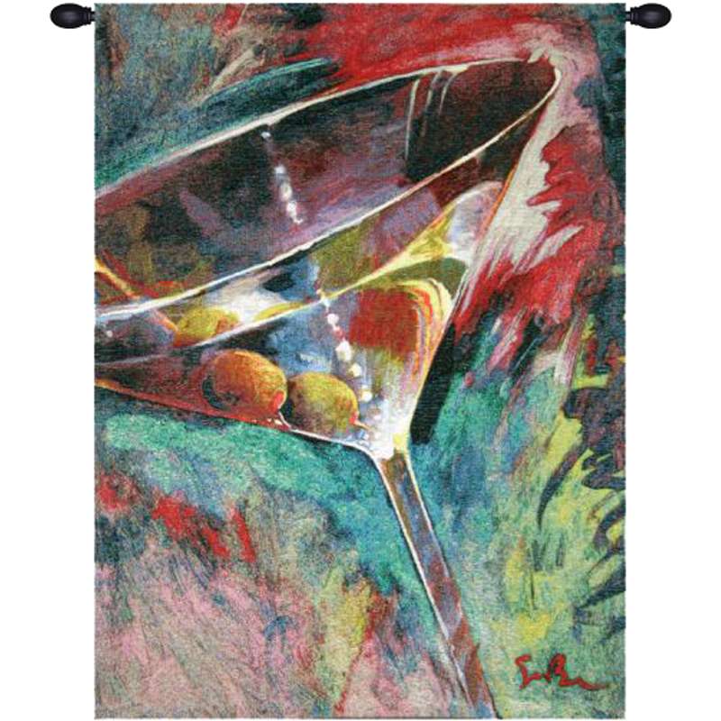 Unforgettable Cocktail Glass by Simon Bull Flanders Tapestry Wall Hanging
