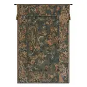 Iris Greenery Belgian Tapestry Wall Hanging - 26 in. x 38 in. Awoolviscose/cotton/Bviscosecotton/acrylic by Charlotte Home Furnishings