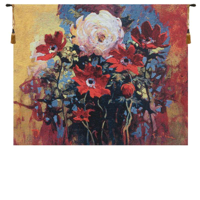 Bouquet by Simon Bull  Flanders Tapestry Wall Hanging