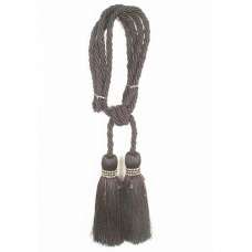 Milano Black Tapestry  Decorative Tassels